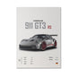 Modern Sports car poster Porsche