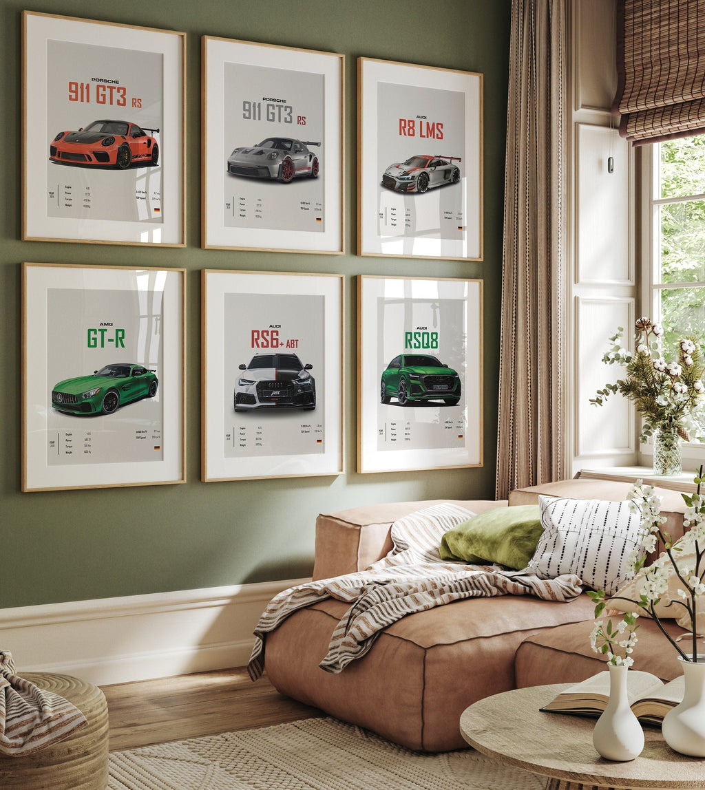Sports car prints